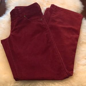 London Jean Rust Corduroy Wide Leg Pant 2